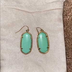 Mint Green Kendra Scott Earrings
